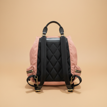 Burberry Rucksack in blush pink nylon