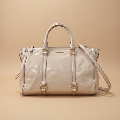 Miu Miu Vitello Lux large tote