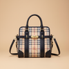 Burberry Nova Check structured tote with the dust bag