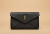 Saint Laurent large envelope clutch