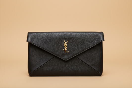 Saint Laurent large envelope clutch