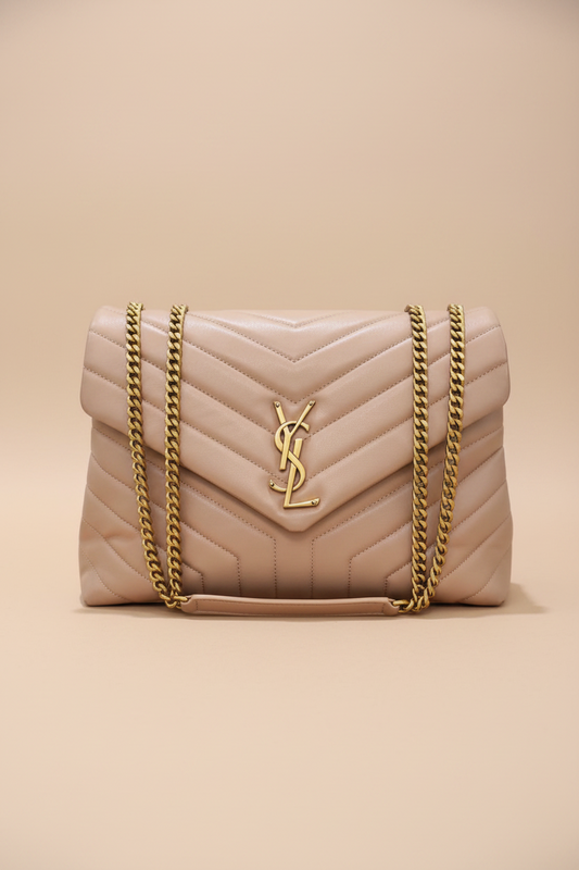 Saint Laurent Loulou large in blush