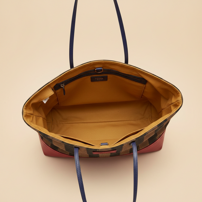 Fendi Pequin stripe tote